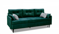 Atala 3-as kanapé 4.kép bársonyzöld